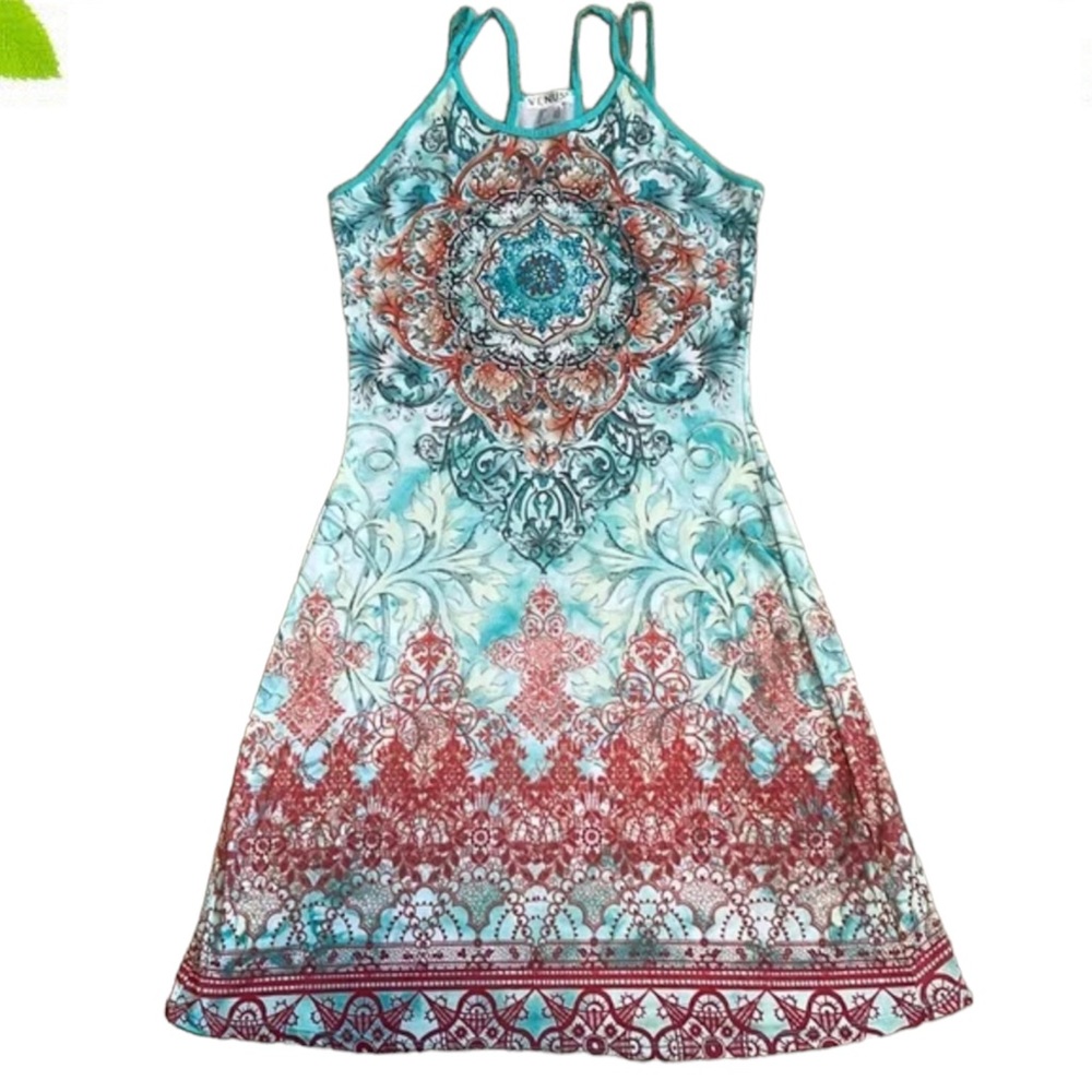 Venus Boho Summer Spaghetti Strap Dress